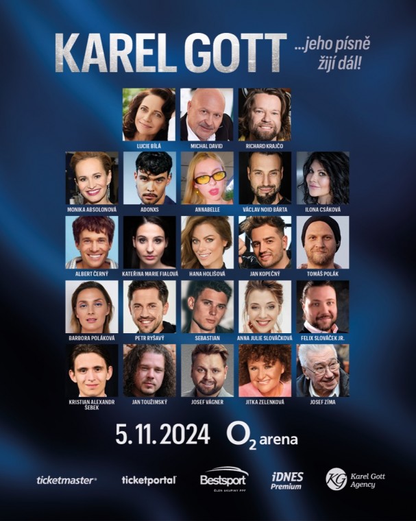 Kompletní obsazení umělců na koncertě 5.11.2024 v O2 areně Kompletní obsazení umělců na koncertě 5.11.2024 v O2 areně